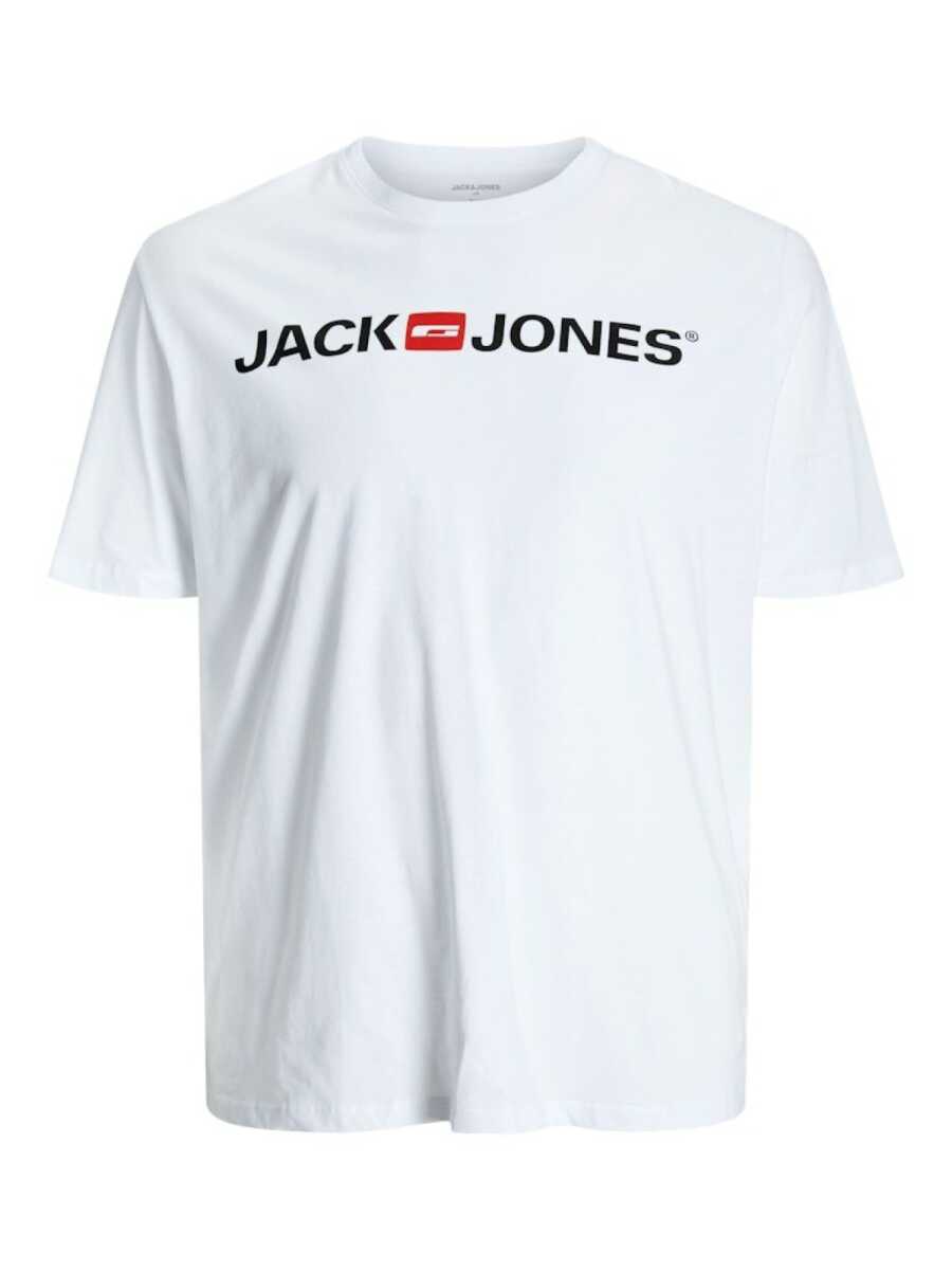 Jack Jones Carp Logo Büyük Beden Erkek Tişört 12184987 - 5