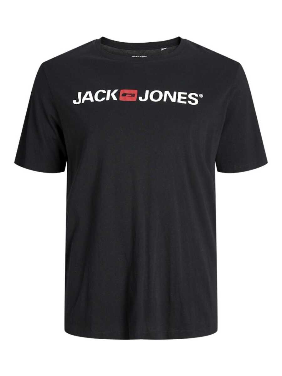 Jack Jones Carp Logo Büyük Beden Erkek Tişört 12184987 - 5