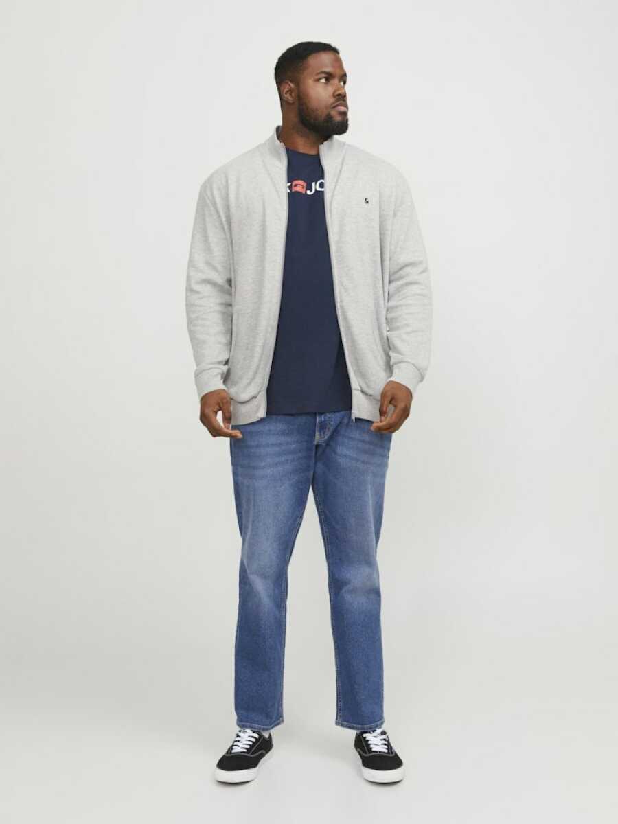 Jack Jones Carp Logo Büyük Beden Erkek Tişört 12184987 - 2