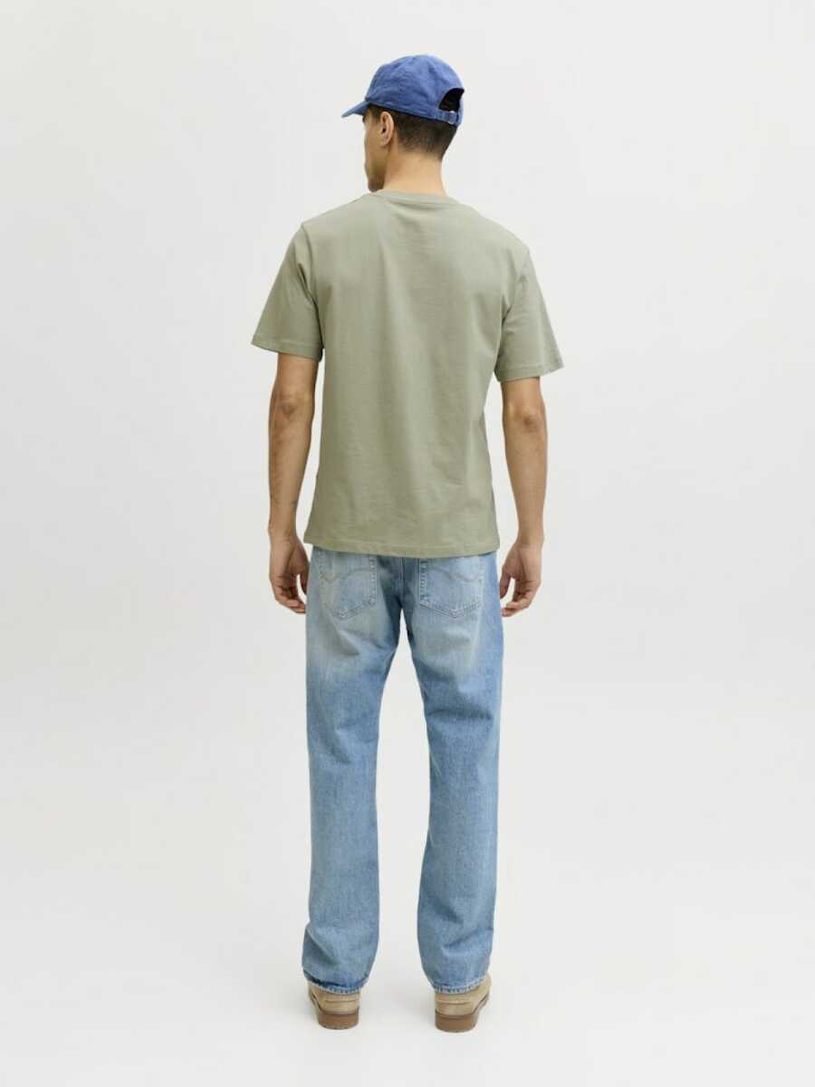 Jack Jones Catskılls Front Logo Regular Fit Erkek Tişört 12297891 - 4