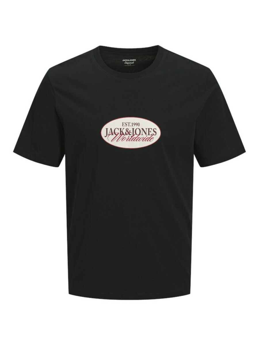 Jack Jones Catskılls Front Logo Regular Fit Erkek Tişört 12297891 - 1