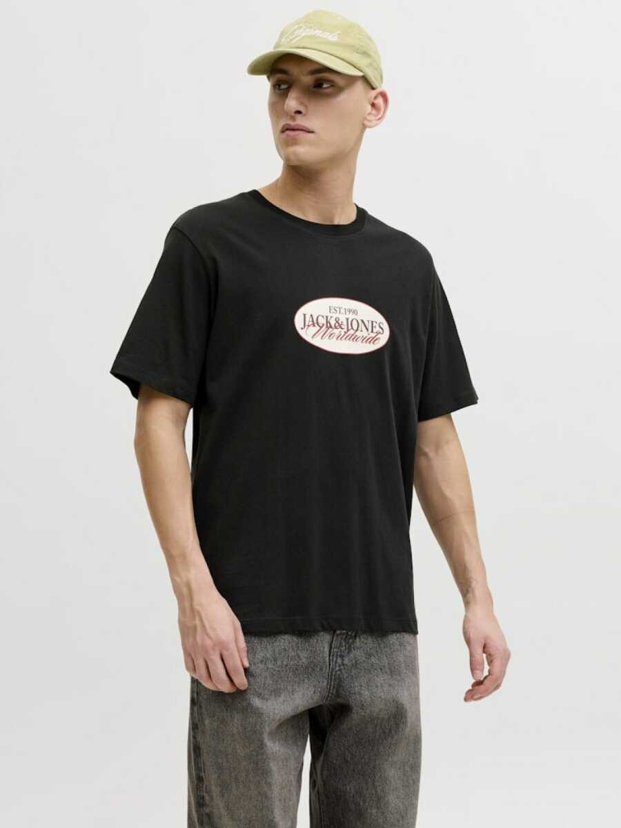 Jack Jones Catskılls Front Logo Regular Fit Erkek Tişört 12297891 - 3