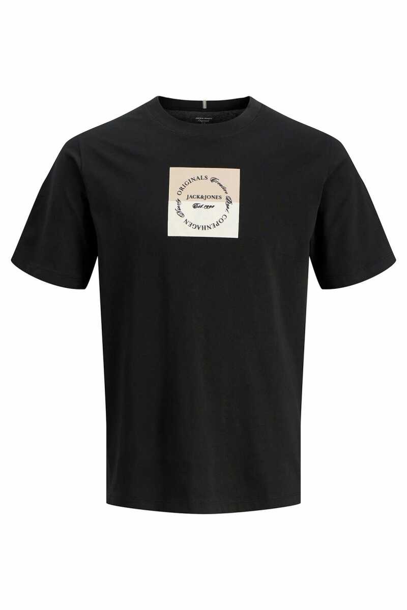 Jack Jones Catskılls Square Brandıng Logo Regular Fit Erkek Tişört 12290856 - 1