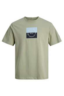 Jack Jones Catskılls Square Brandıng Logo Regular Fit Erkek Tişört 12290856