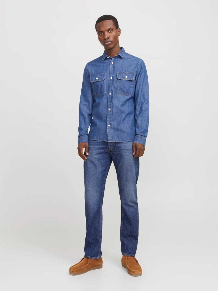 Jack Jones Chrıs Orıgına Relax Fit Erkek Jean Pantolon 12269528 - 3