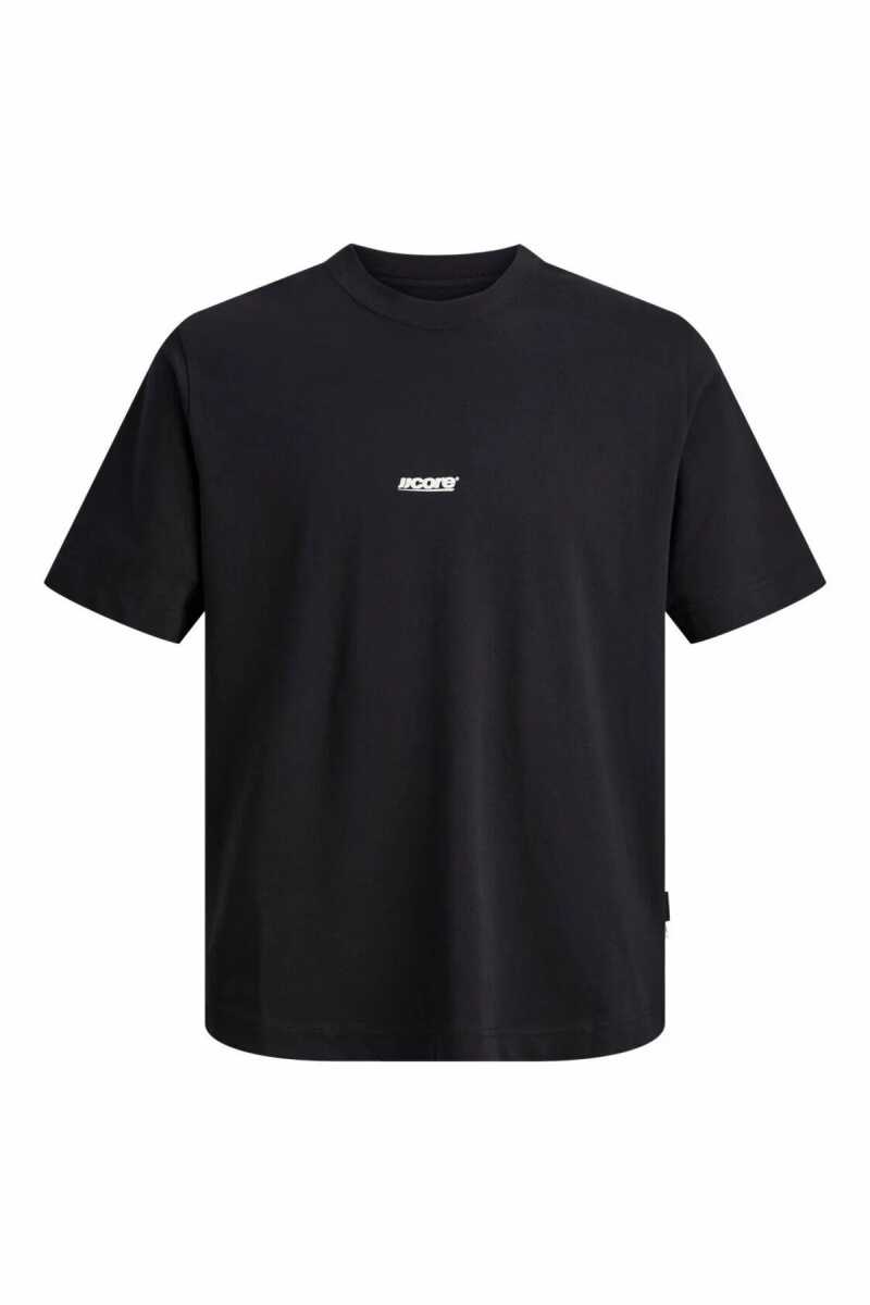 Jack Jones Club Small Font Prınt Relax Fit Erkek Tişört 12298984 - 1
