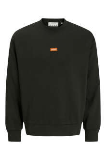 Jack Jones Clup Badge Relaxed Fit Bisiklet Yaka Erkek Sweat 12300444