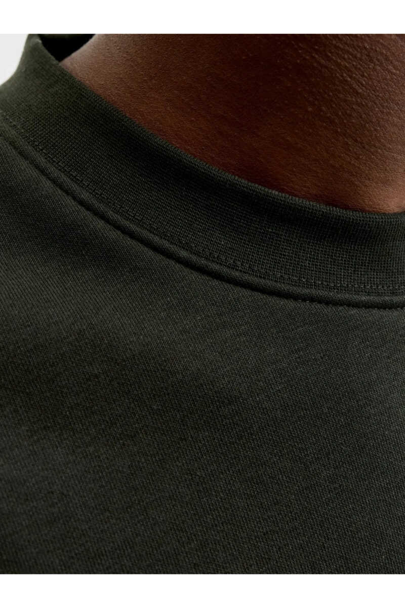 Jack Jones Clup Badge Relaxed Fit Bisiklet Yaka Erkek Sweat 12300444 - 8