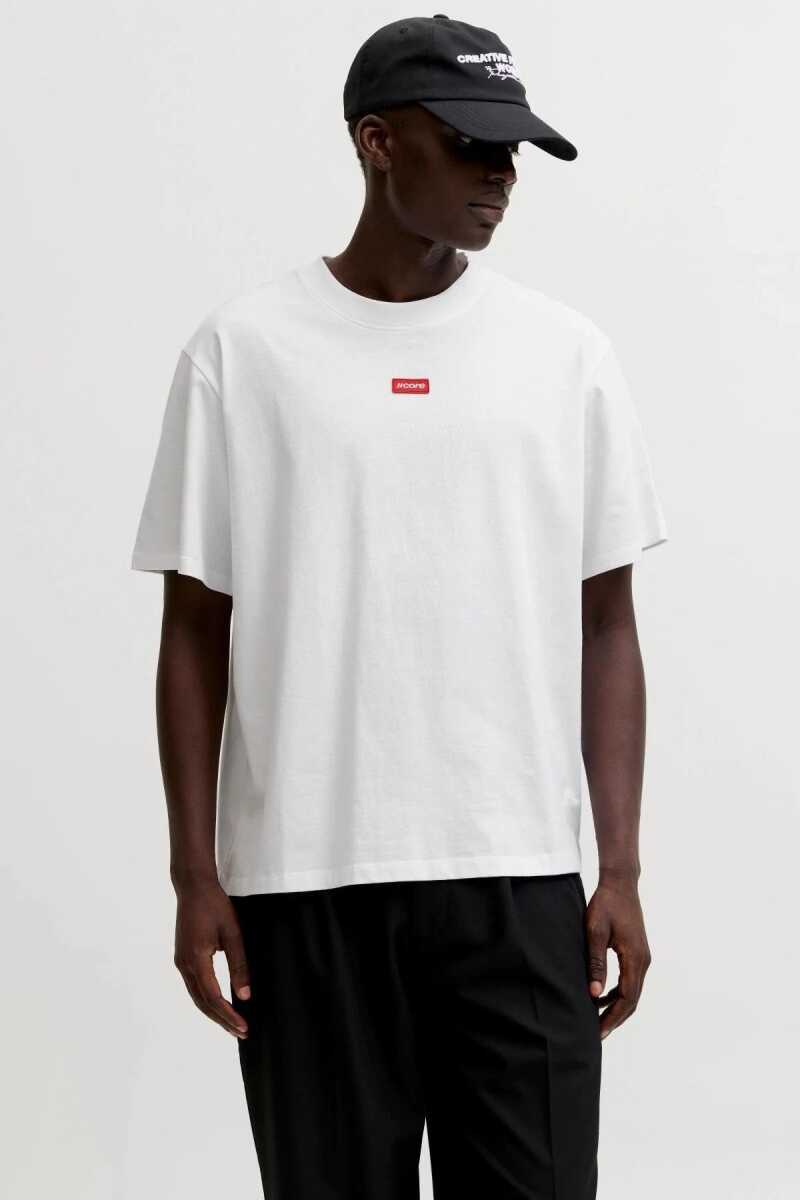 Jack Jones Clup Badge Relaxed Fit Erkek Tişört 12295036 - 1