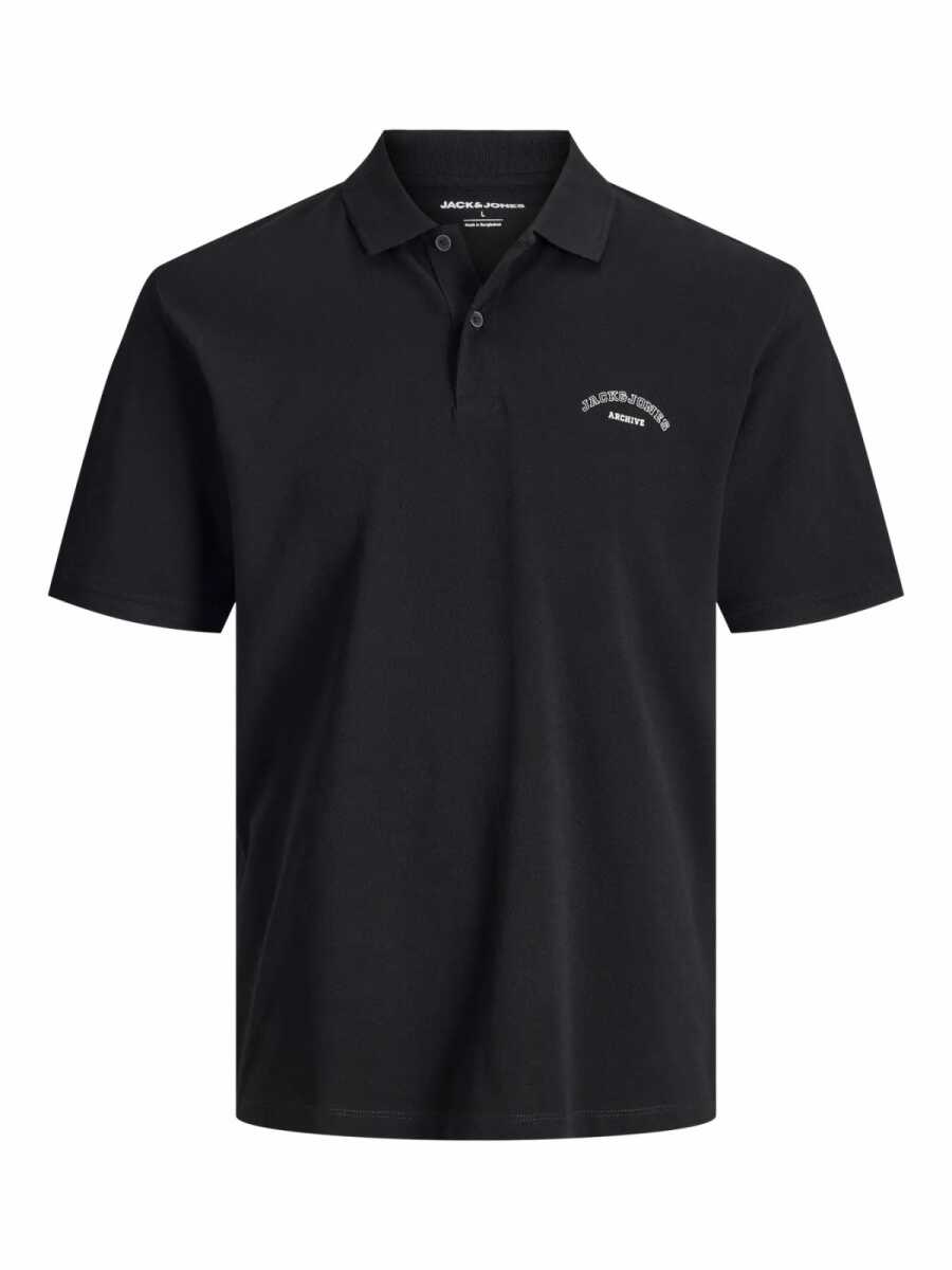 Jack Jones College Logo Regular Fit Erkek Polo Yaka Tişört 12288360 - 1