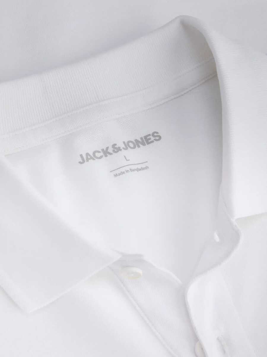 Jack Jones College Logo Regular Fit Erkek Polo Yaka Tişört 12288360 - 3