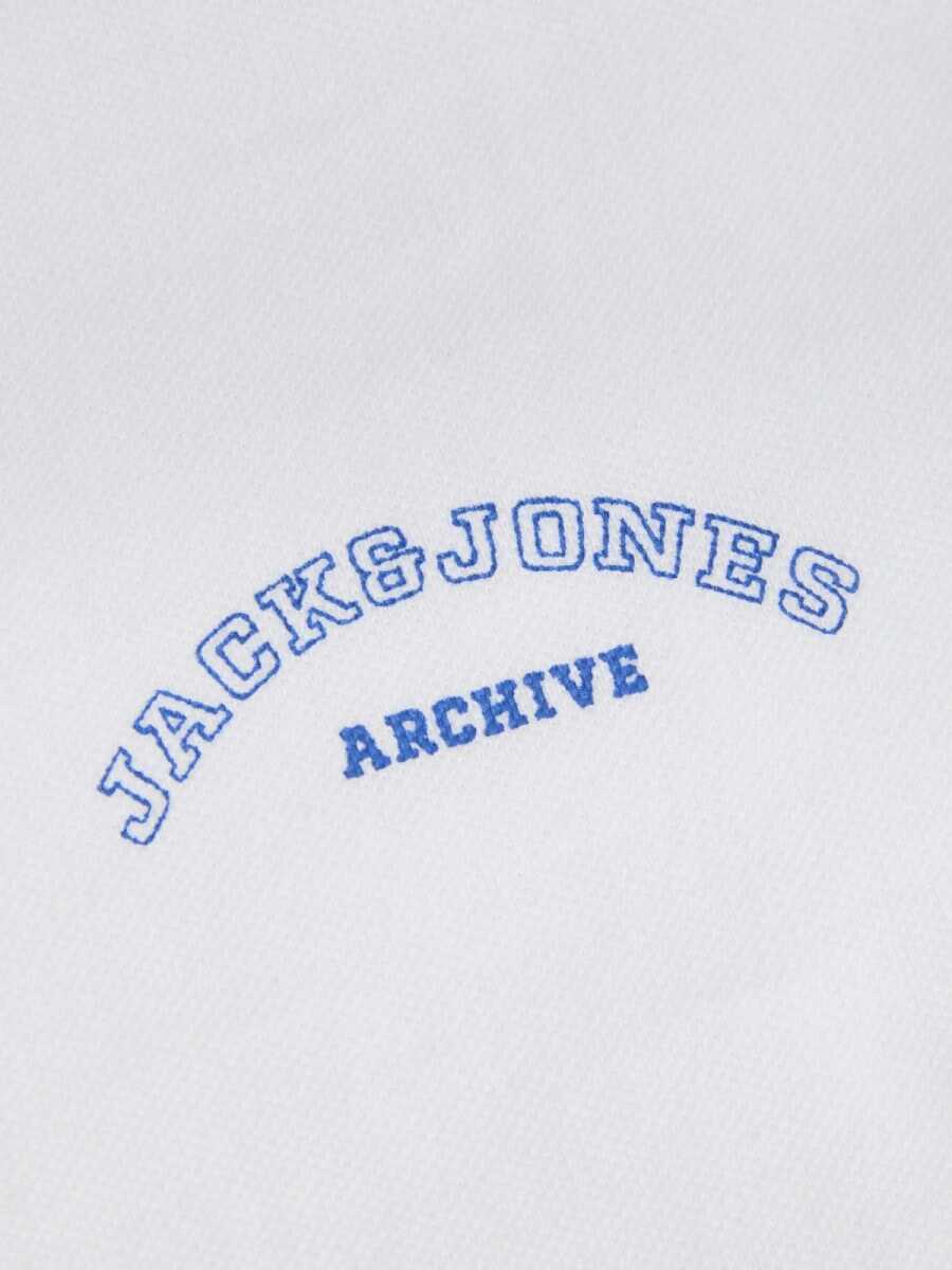 Jack Jones College Logo Regular Fit Erkek Polo Yaka Tişört 12288360 - 4