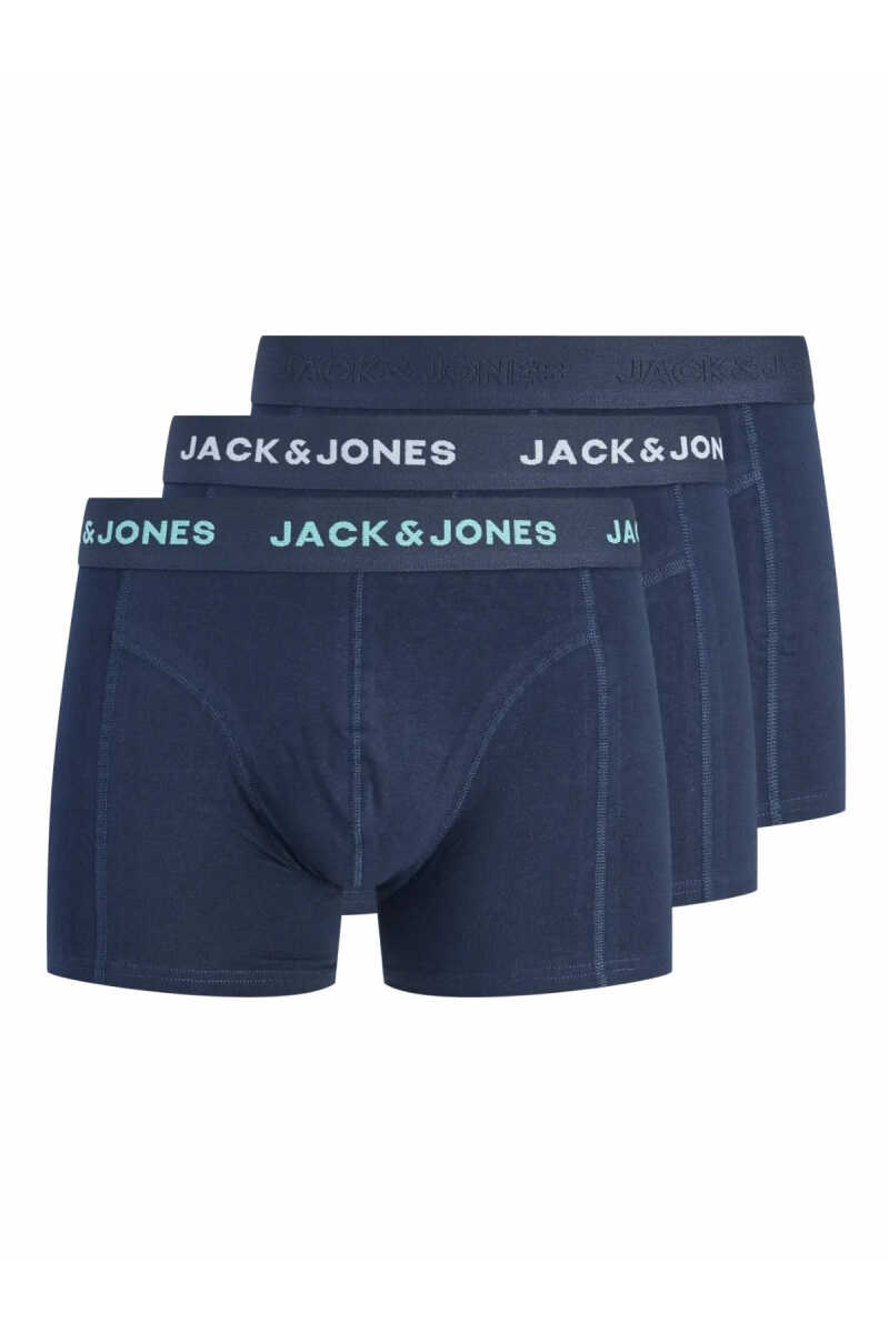 Jack Jones Connor Solıd 3 Lü Paket Erkek Boxer 12285740 - 1
