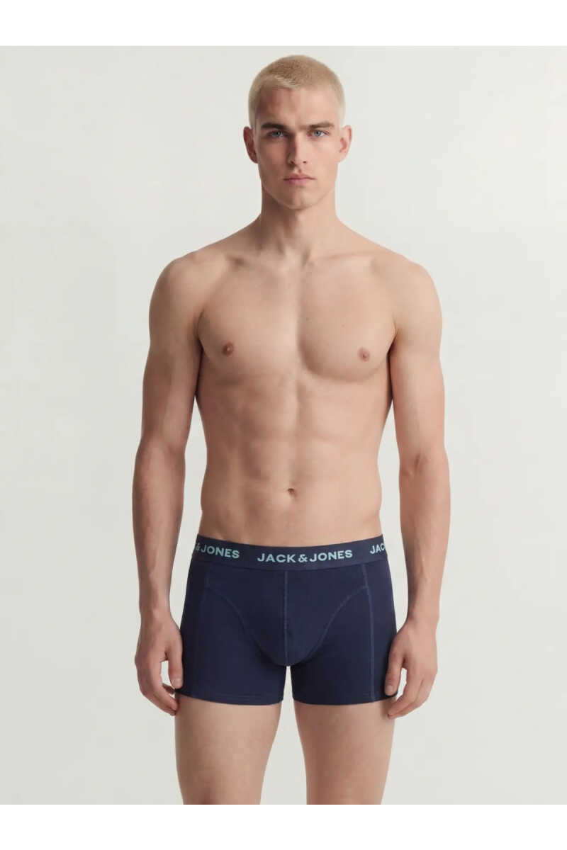 Jack Jones Connor Solıd 3 Lü Paket Erkek Boxer 12285740 - 2