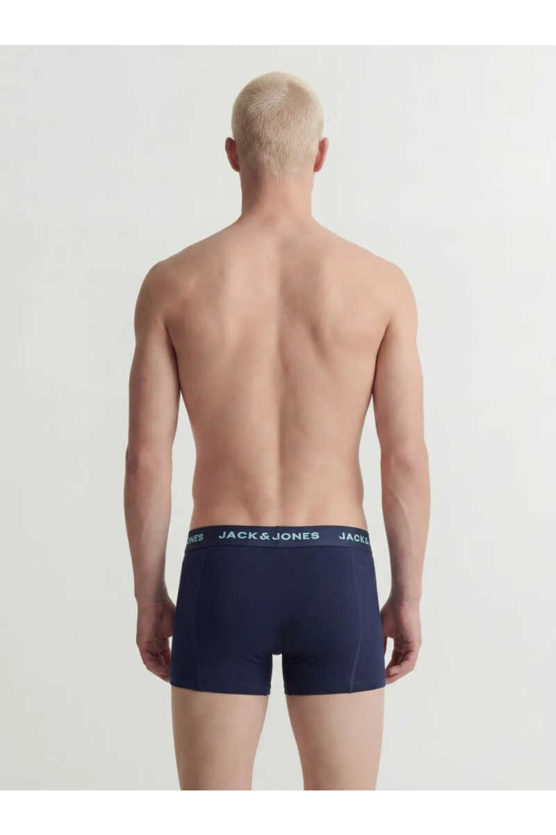 Jack Jones Connor Solıd 3 Lü Paket Erkek Boxer 12285740 - 3