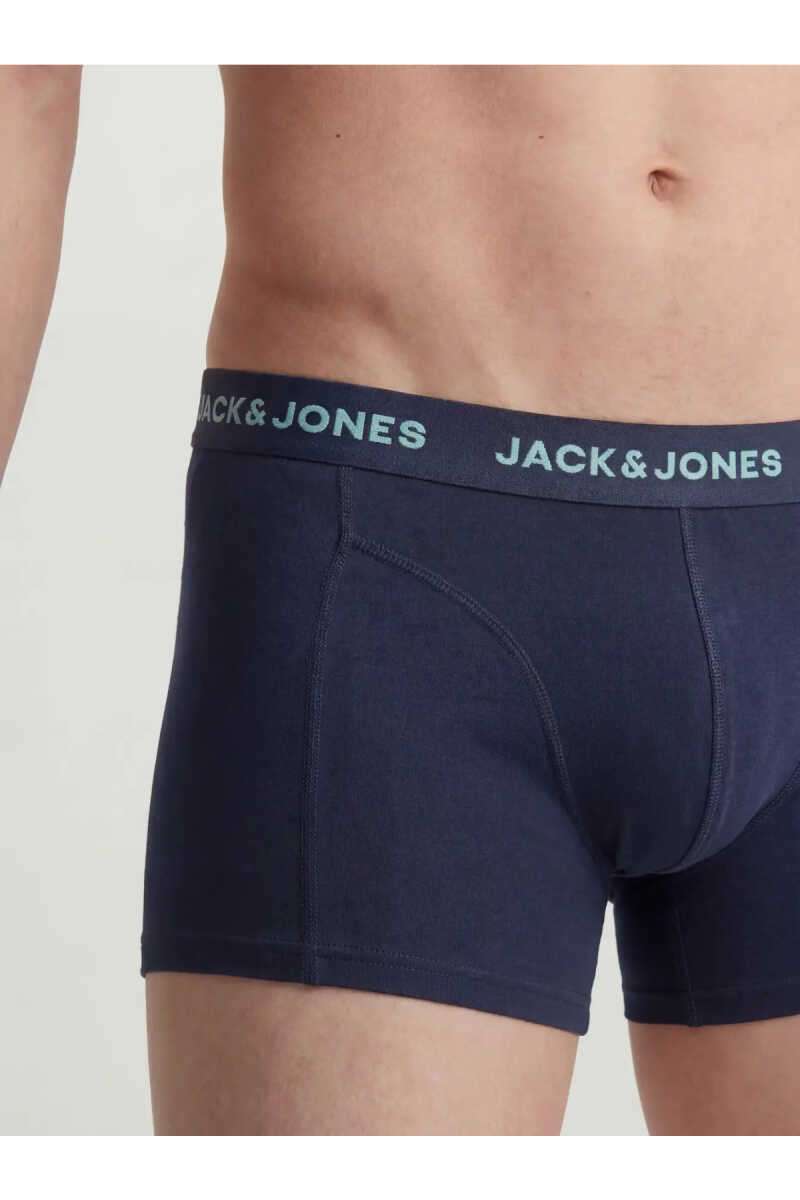 Jack Jones Connor Solıd 3 Lü Paket Erkek Boxer 12285740 - 6