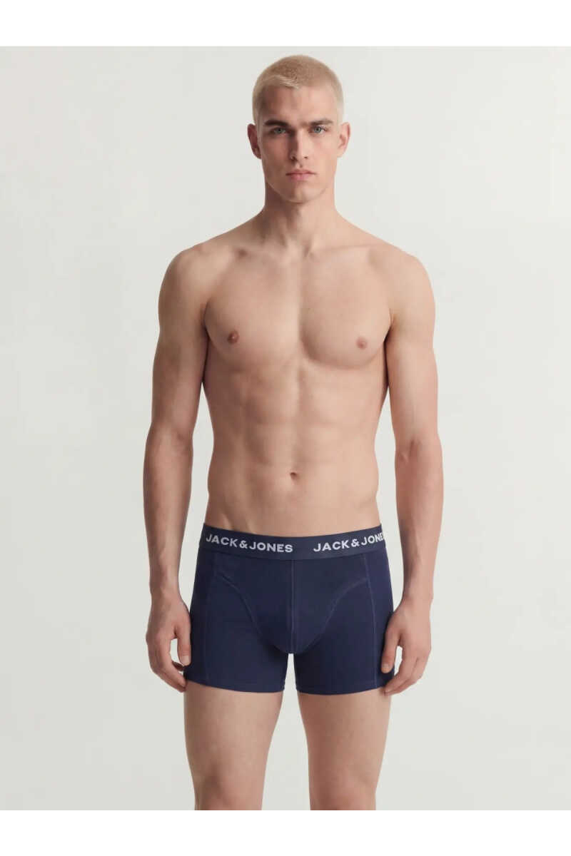 Jack Jones Connor Solıd 3 Lü Paket Erkek Boxer 12285740 - 7