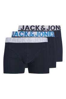 Jack Jones Connor Solıd 3 Lü Paket Erkek Boxer 12285740
