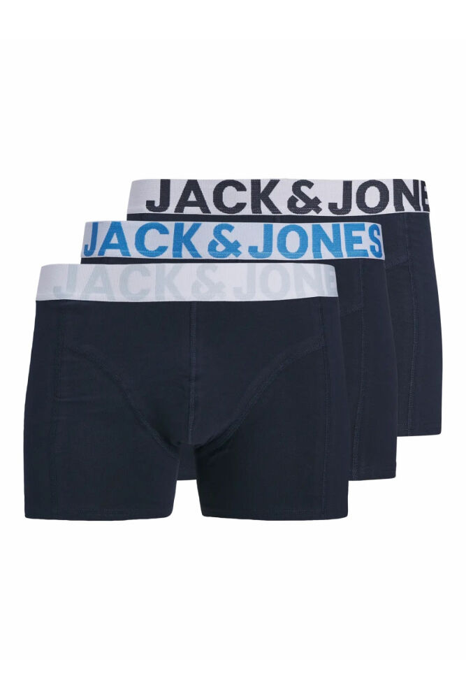 Jack Jones Connor Solıd 3 Lü Paket Erkek Boxer 12285740