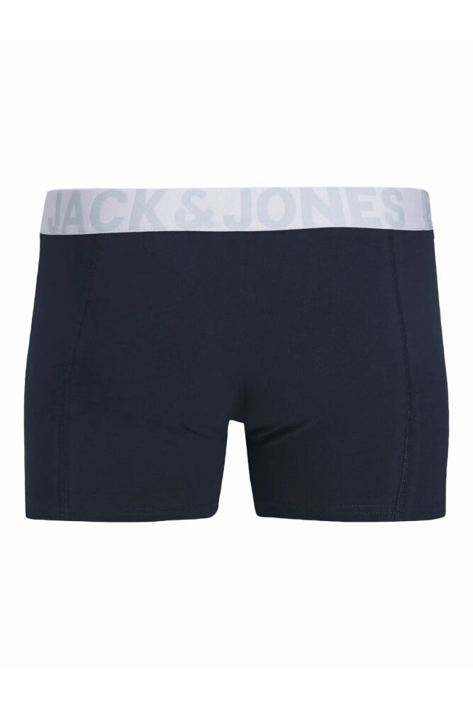 Jack Jones Connor Solıd 3 Lü Paket Erkek Boxer 12285740 (1)