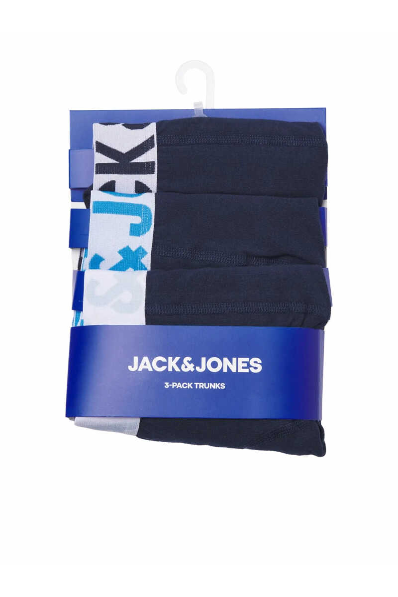 Jack Jones Connor Solıd 3 Lü Paket Erkek Boxer 12285740 - 7