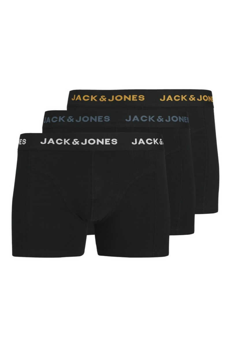 Jack Jones Connor Solıd 3 Lü Paket Erkek Boxer 12285740 - 1