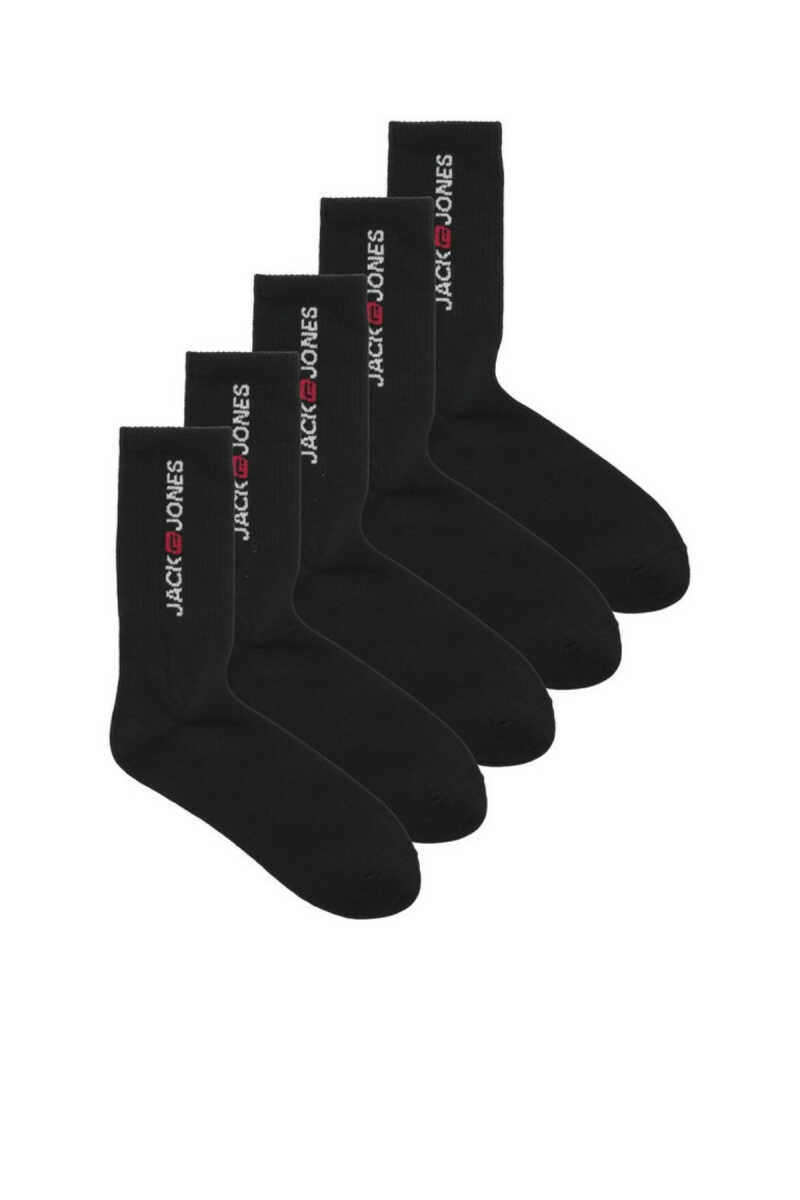 Jack Jones Corp Old Logo 5 Li Paket Tenis Erkek Çorap 12299302 - 1