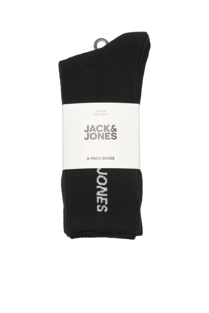 Jack Jones Corp Old Logo 5 Li Paket Tenis Erkek Çorap 12299302 (1)
