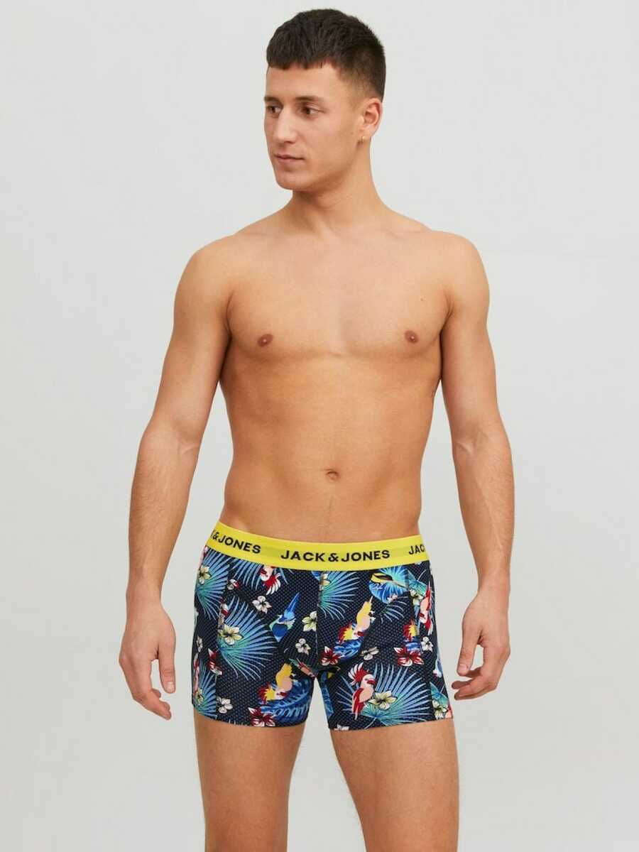 Jack Jones Crazy Solıd 3 Lü Paket Erkek Boxer 12194104 - 4