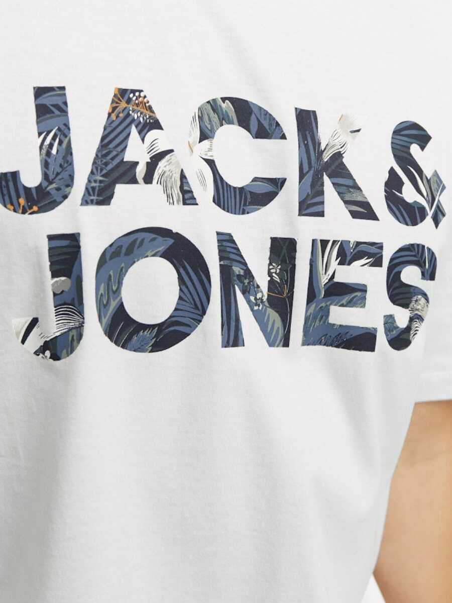 Jack Jones Ebran Logo Erkek Tişört 12268127 - 8