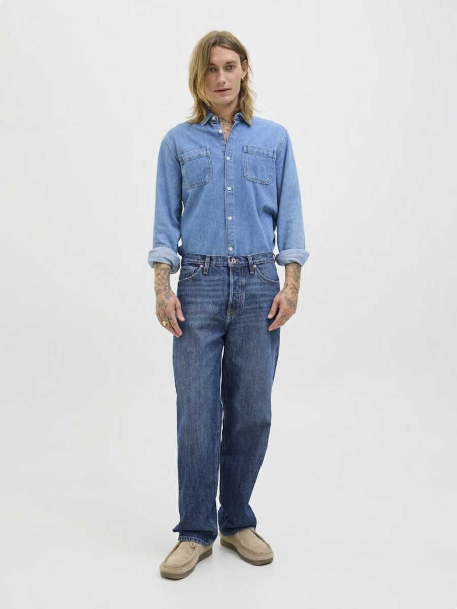 Jack Jones Eddıe Jj Cooper Loose Lif Erkek Jean Pantolon 12261693 - 3