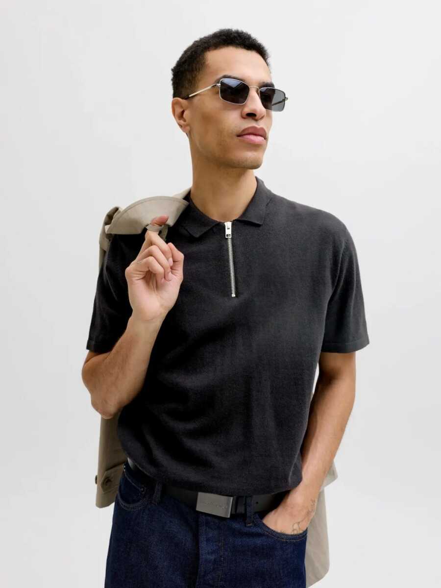 Jack Jones Emıl Regular Fit Triko Erkek Polo Tişört 12288260 - 3