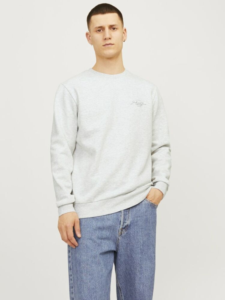 Jack Jones Errıs Bisiklet Yaka Erkek Sweat 12256837 (1)