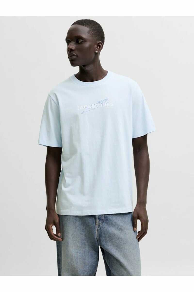 Jack Jones Etorna Front Print Regular Fit Erkek Tişört 12298583 - 1