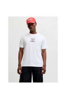 Jack Jones Etorna Front Print Regular Fit Erkek Tişört 12298583