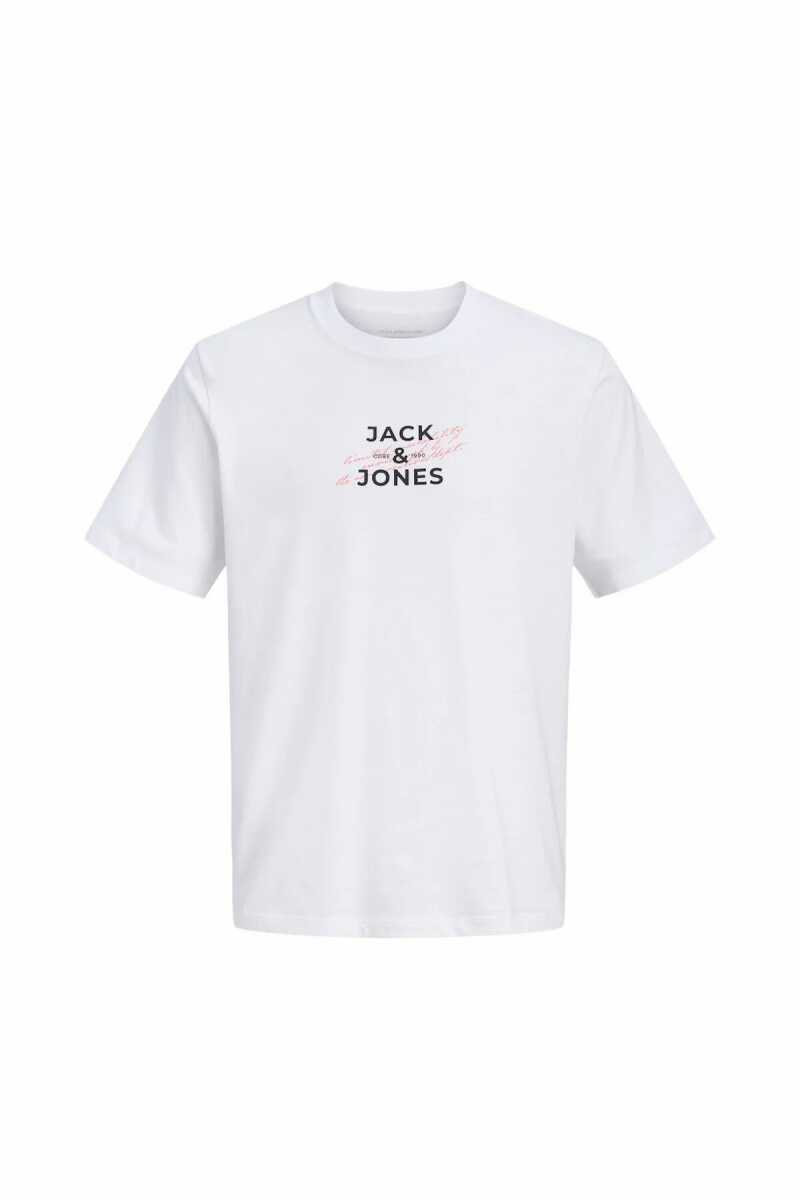 Jack Jones Etorna Front Print Regular Fit Erkek Tişört 12298583 - 7