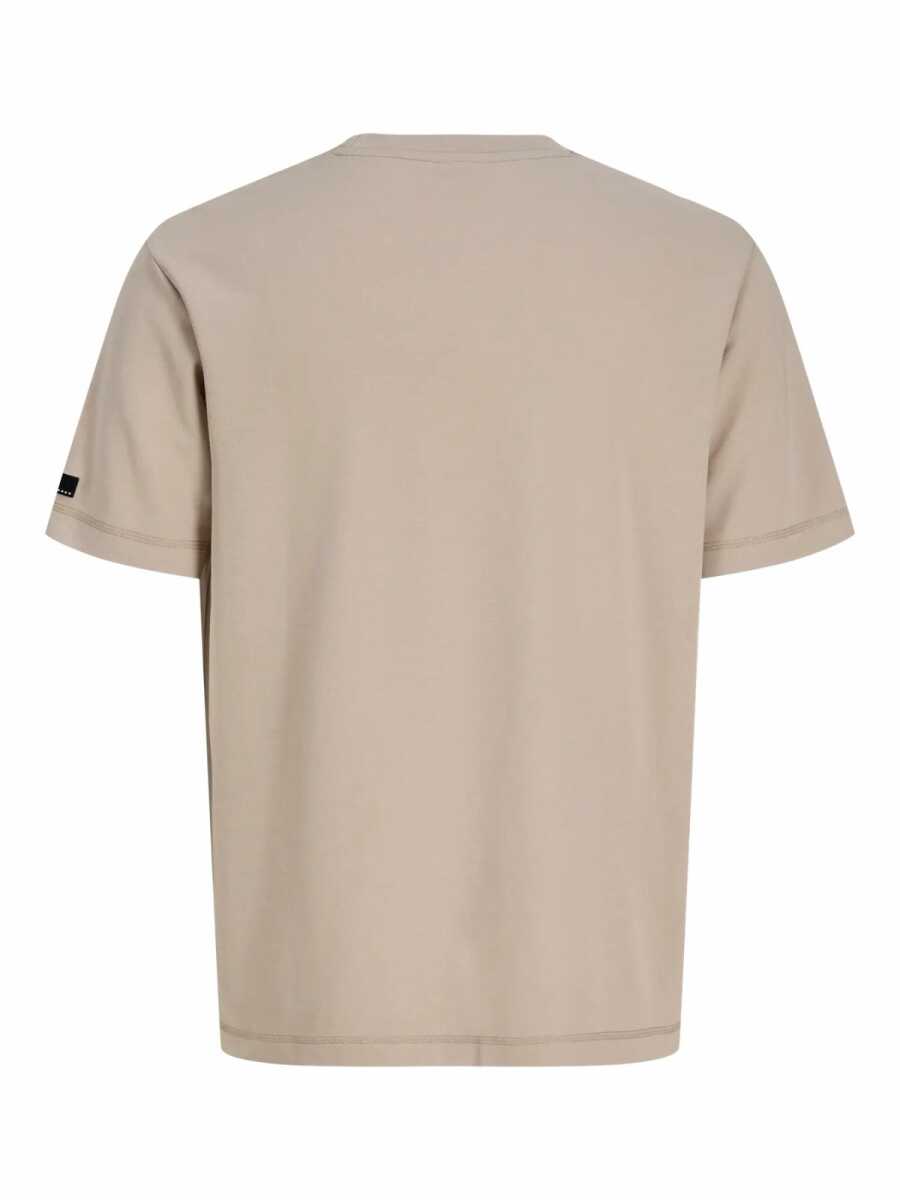 Jack Jones Fosıon Badge Relax Fit Erkek Tişört 12289962 - 2