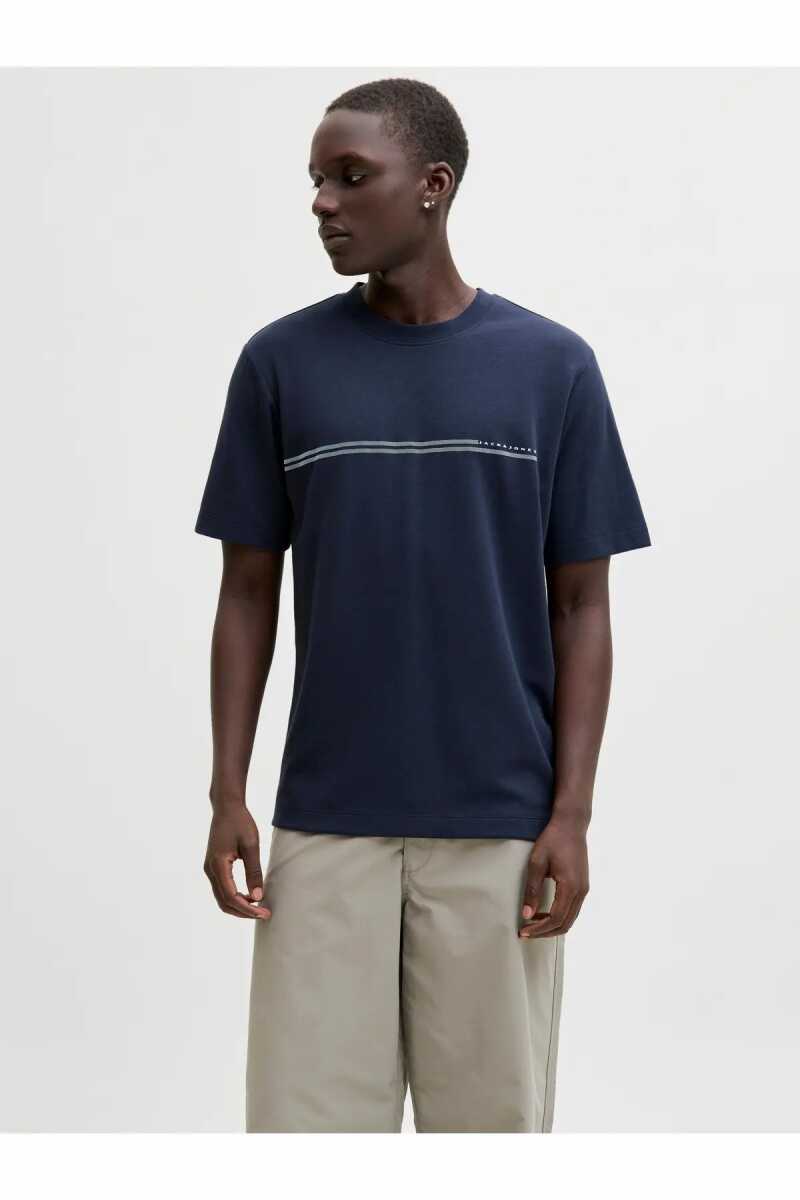 Jack Jones Fusıon Chest Regular Fit Erkek Tişört 12289936 - 1