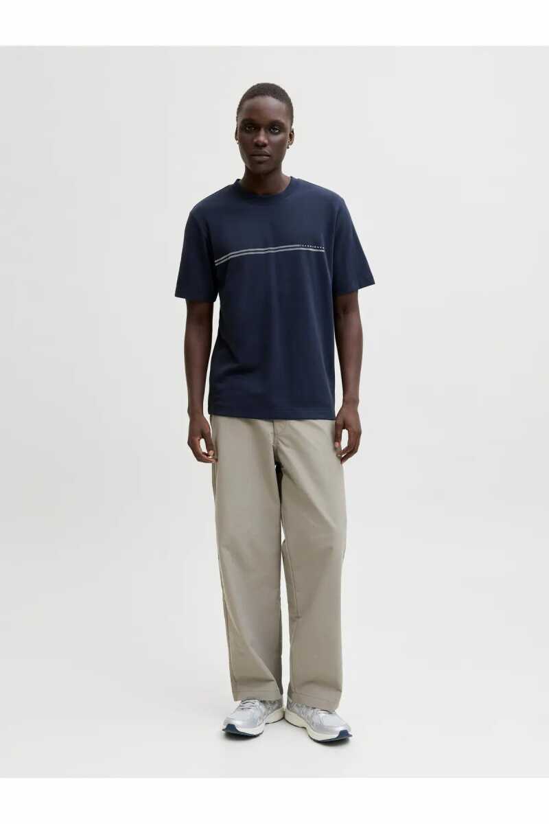 Jack Jones Fusıon Chest Regular Fit Erkek Tişört 12289936 - 2
