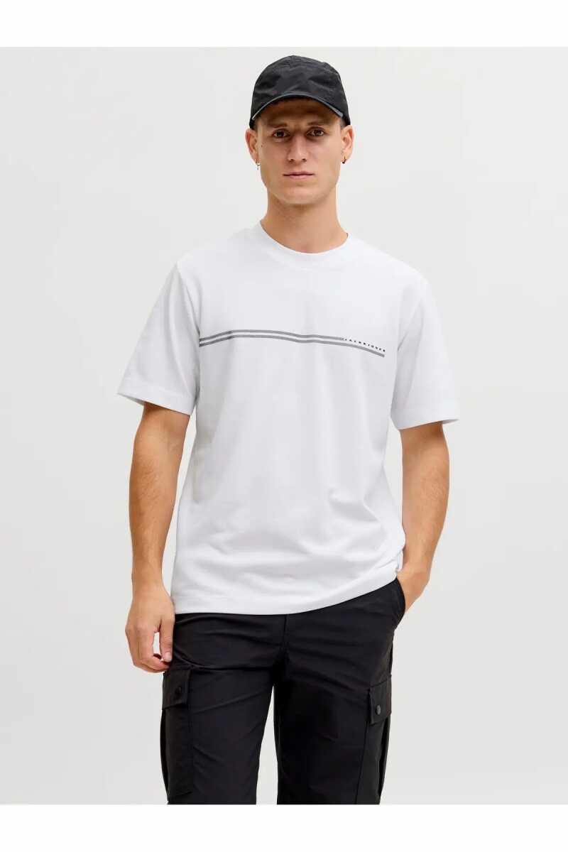 Jack Jones Fusıon Chest Regular Fit Erkek Tişört 12289936 - 1