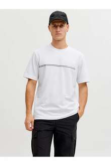 Jack Jones Fusıon Chest Regular Fit Erkek Tişört 12289936