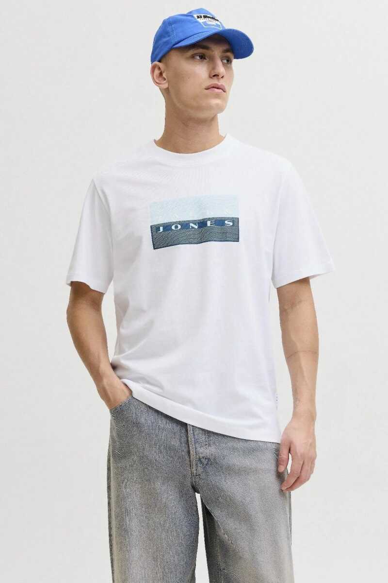 Jack Jones Fusıon Dots Print Regular Fit Erkek Tişört 12289863 - 1