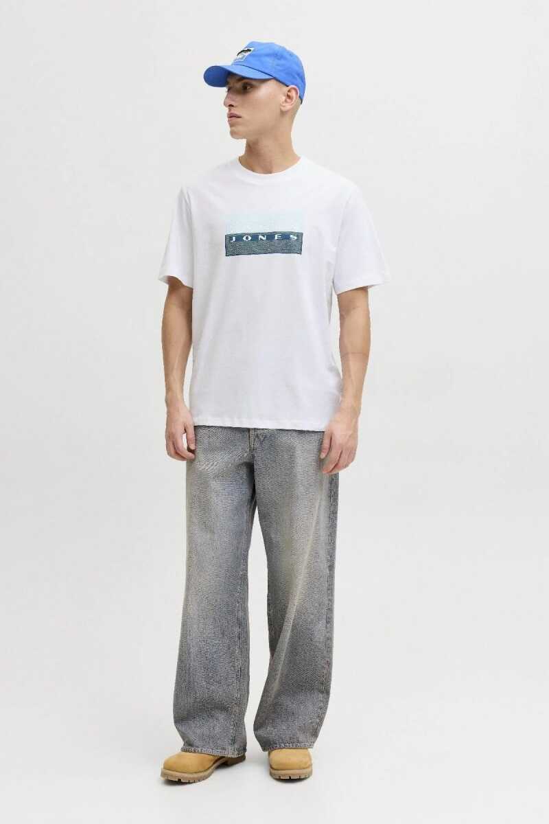 Jack Jones Fusıon Dots Print Regular Fit Erkek Tişört 12289863 - 3