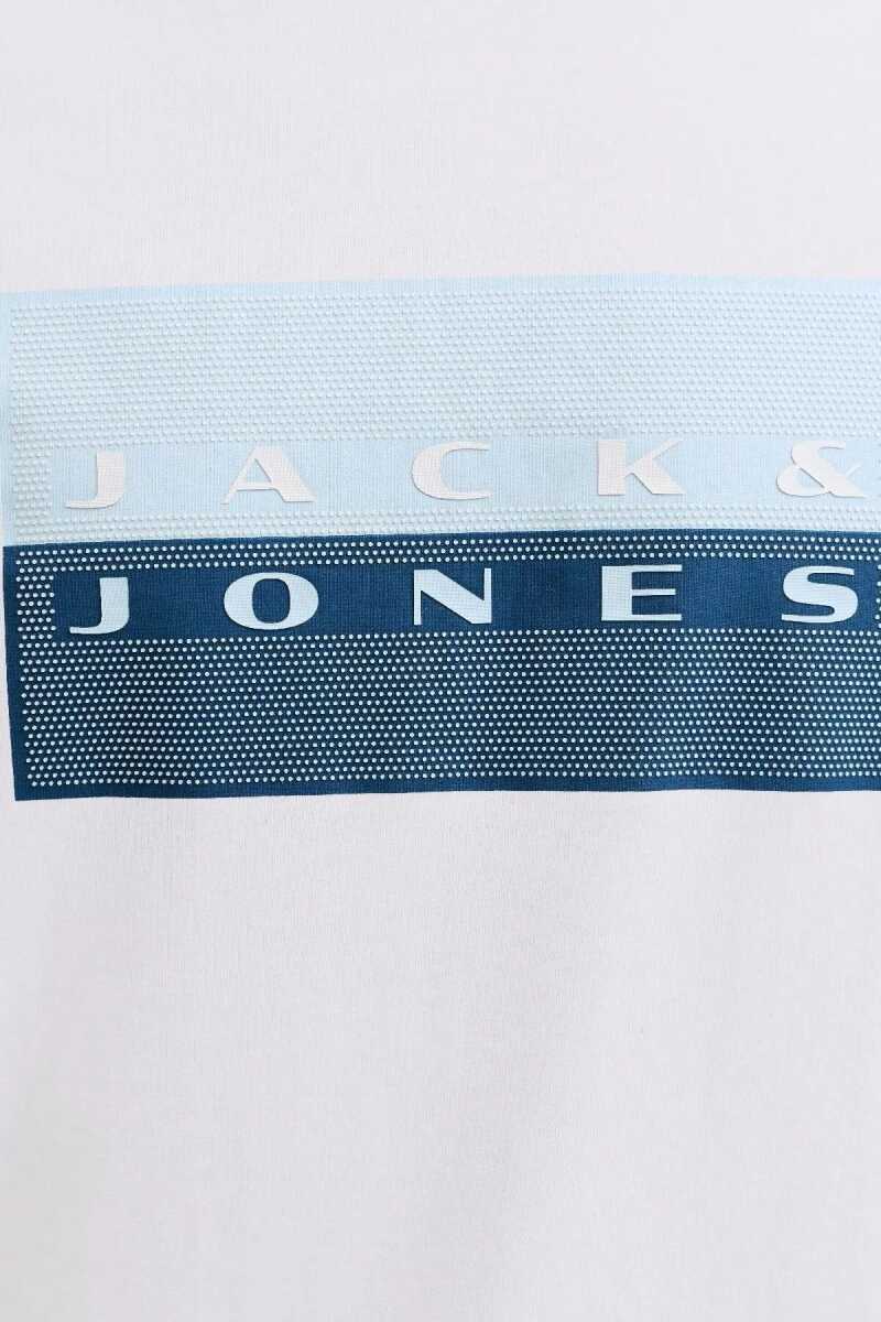 Jack Jones Fusıon Dots Print Regular Fit Erkek Tişört 12289863 - 4