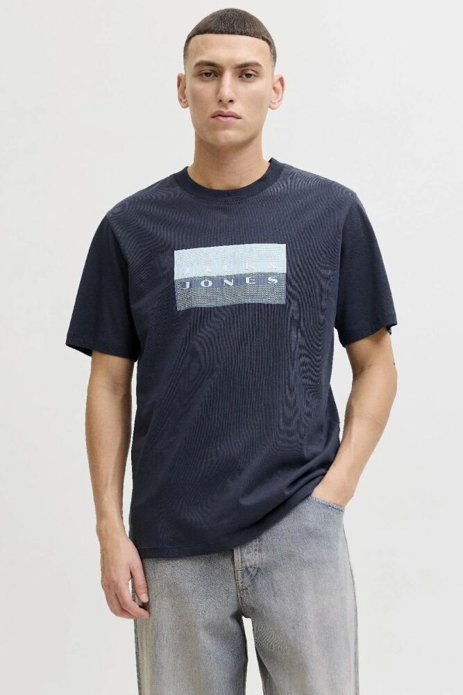 Jack Jones Fusıon Dots Print Regular Fit Erkek Tişört 12289863
