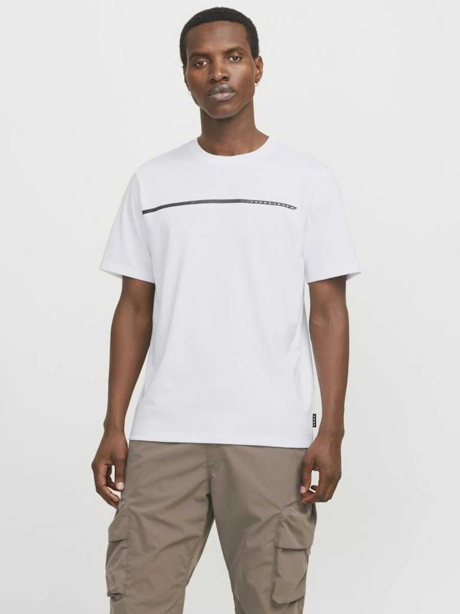 Jack Jones Fusıon Full Brendıng Erkek Tişört 12273120 - 2