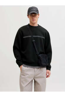 Jack Jones Fusıon Scuba Relaxed Fit Bisiklet Yaka Erkek Sweat 12289830