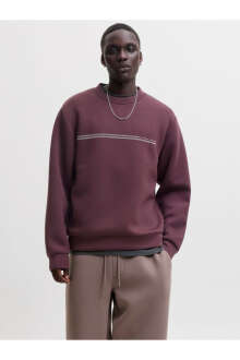 Jack Jones Fusıon Scuba Relaxed Fit Bisiklet Yaka Erkek Sweat 12289830