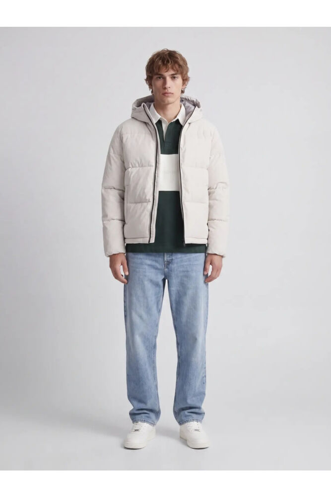 Jack Jones Galaxy Puffer Erkek Ceket 12303930 (1)