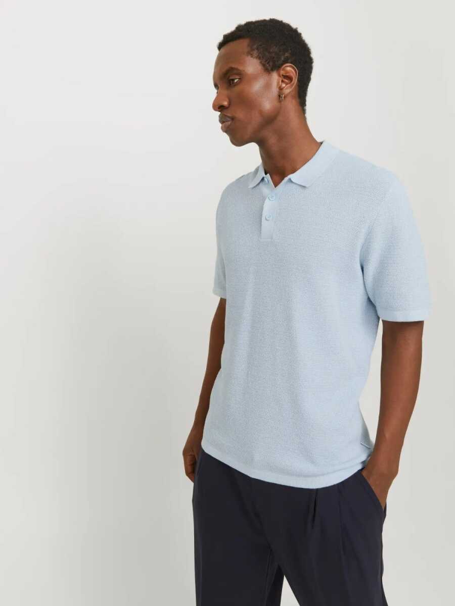 Jack Jones George Regular Fit Polo Yaka Triko Erkek Tişört 12268281 - 3